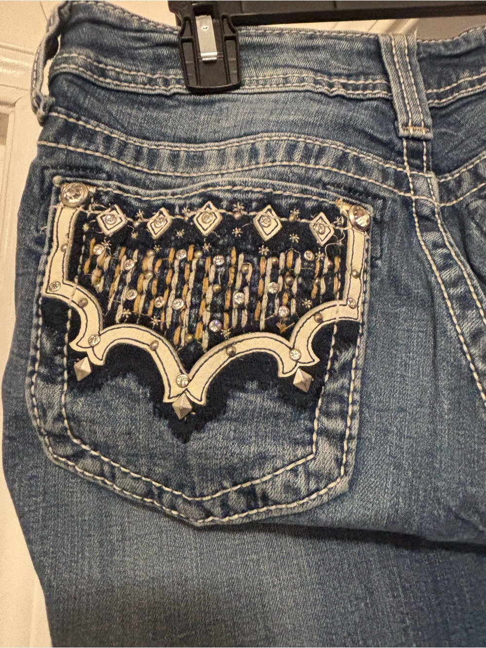 Miss Me Women's Blue Flare Jeans